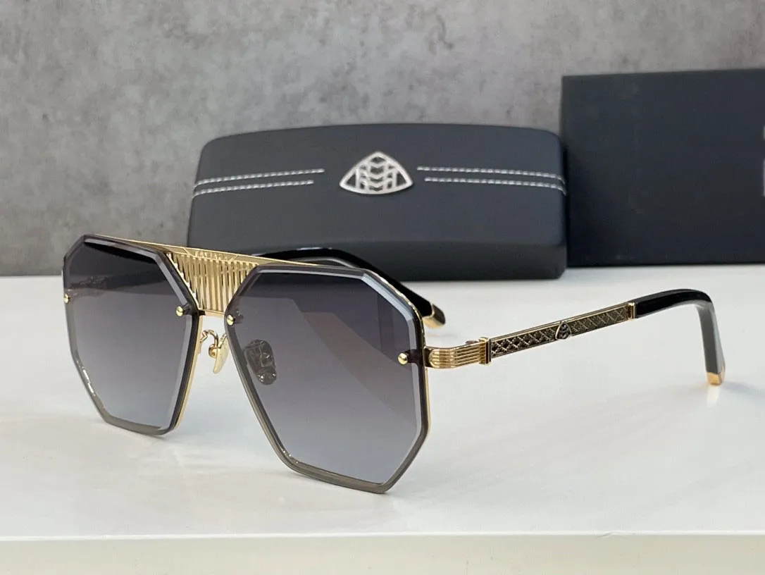 Top MAYBA THE SUMMER Original high quality Designer Sunglasses for mens famous fashionable retro luxury brand eyeglass Fashion design womens sunglasses with box