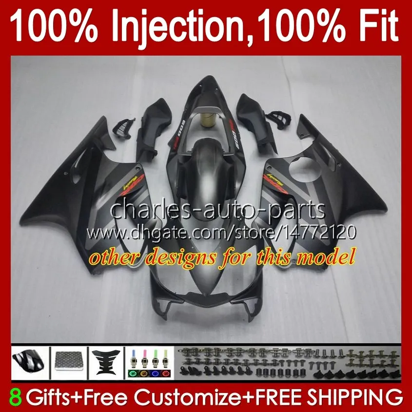 Injection Mold Fairing Fit for Honda CBR600F4i 600CC 2001 2003 Red Black Factory OEM Bodywork Kit A6No.17