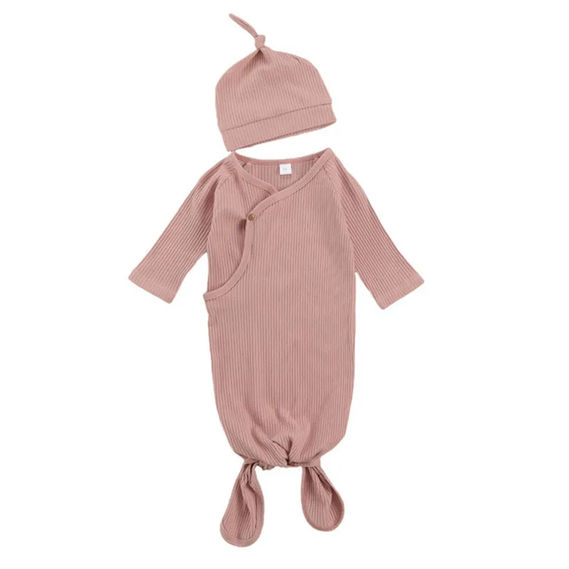 Infant Sleeping Bag Newborn Baby Swaddle Blanket Hats Wrap Toddler Cotton Cartoon Sleeping Sacks Photography Prop B7855