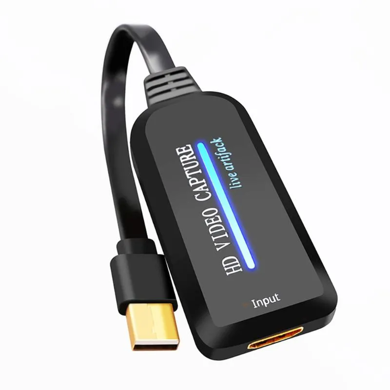 Home Teatro Sistema 4K Video Capture Card USB para HDTV Caixa de Registro de Grabber Compatível para PS4 Game Live Streaming Switch Transmissão Câmera