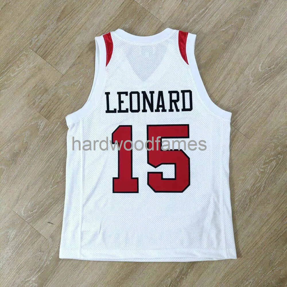 Stitched Kawhi Leonard San Diego Retro Brand College White Jersey new custom men women youth basketball jersey XS 5XL 6XL