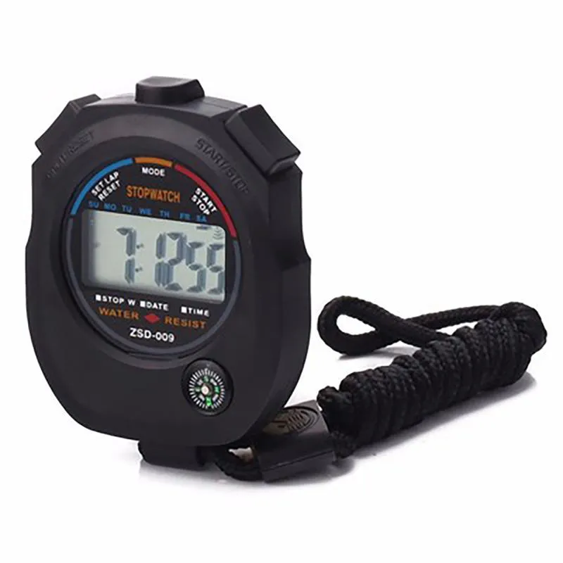 2021 Happy Table Sports Compass Multifunktionell Timer Vattentät Stopwatch Ocher Digital