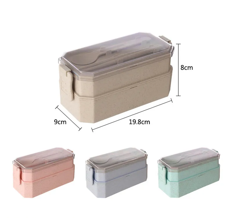 TUUTH Cute Lunch Box Japanese PP Material Thermal Microwave Heating Kids Portable Dinne Food Picnic School Container Box B3