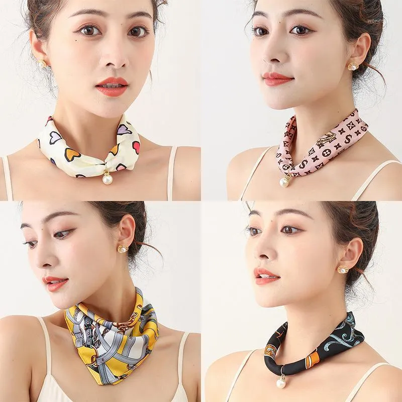 Silk scarf necklace deals