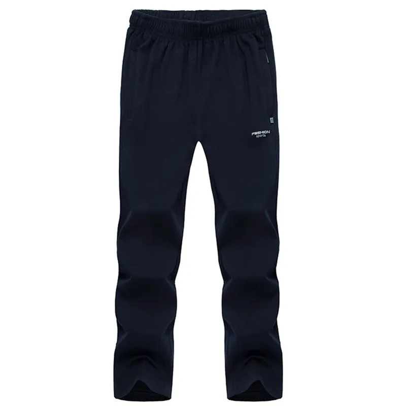 Hommes jogging lâche sport pantalons de course vêtements de sport pantalons de coton Joggers formation taille élastique décontracté racksuit pantalons de sport 211108