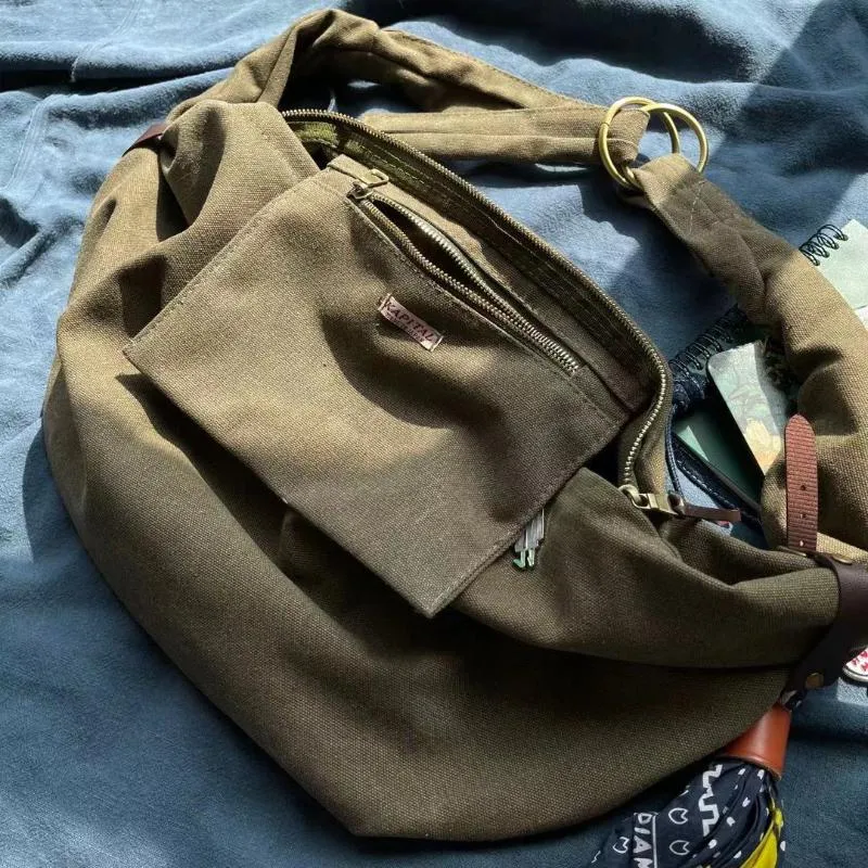 KAPITAL Vintage Tramp Canvas 5.11 Backpack High Quality