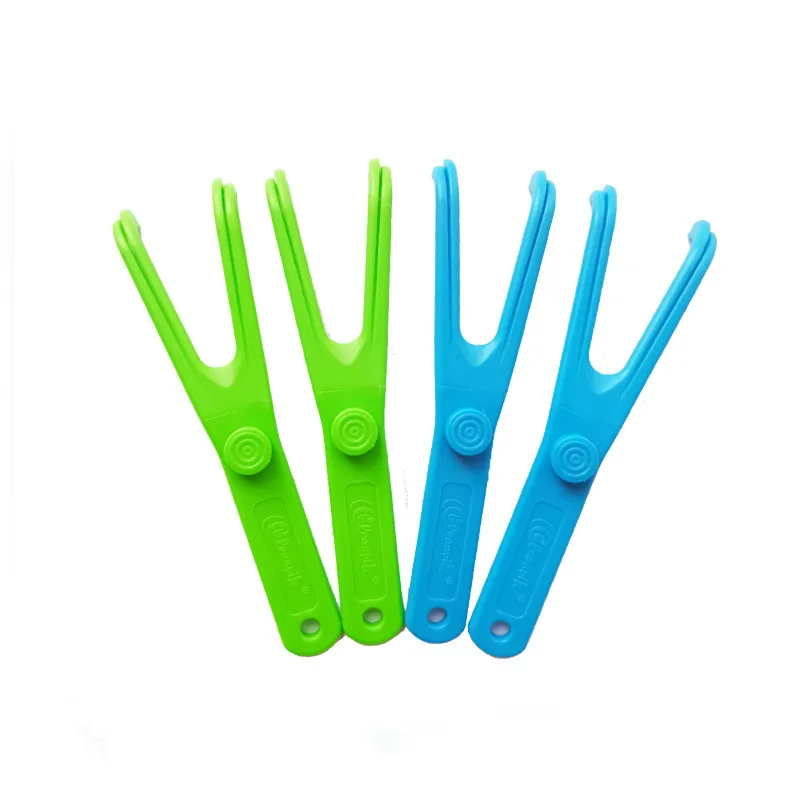 Y Shape Dental Floss Holder Aid Toothpicks Teeth Interdental Durable Cleaning Breath Fresh Tool 200pcs