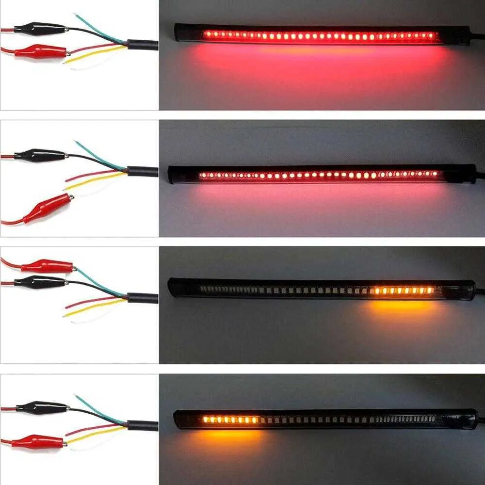 Tira Flexible Universal De Luces Led Para Motocicleta,Luz De Freno