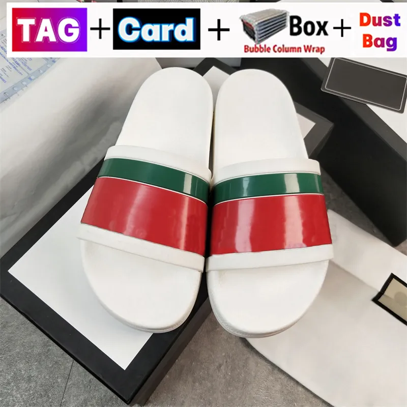 Designer Slippers men women slides Summer Cool Beach Luxury slide with original box dust bag platform shoes Fashion floral leather rubbers sneakers sandals 35-47