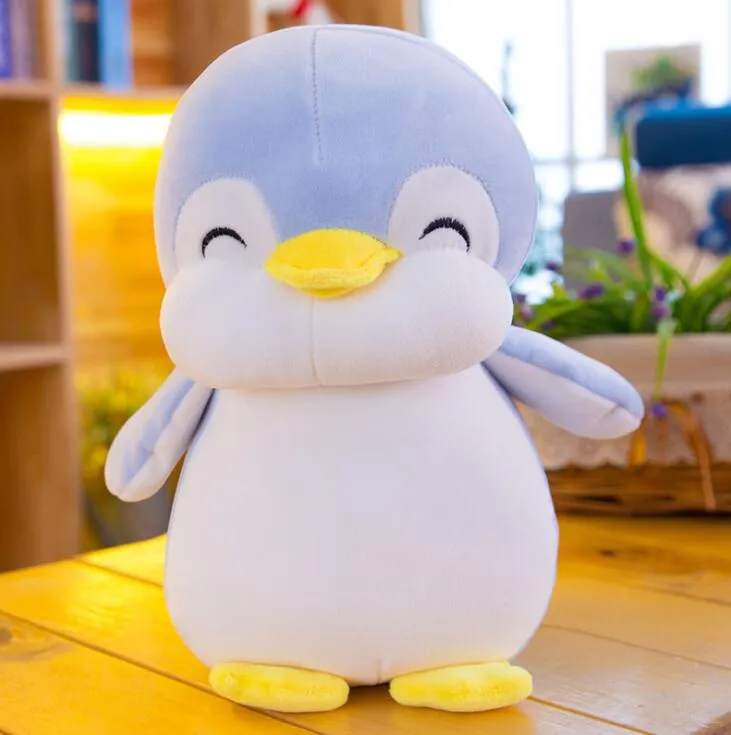 Fat penguin doll cute soft down cotton plush toy ductile sleep pillow children`s toys boy and girl birthday gift Bed sofa decoration