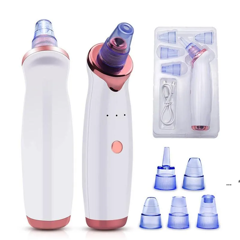 Facial Pore Vacuum Suction Blackhead Remover Skin Care Diamond Dermabrasion Machine Acne Pimple Removal Face Clean Tool RRA7895