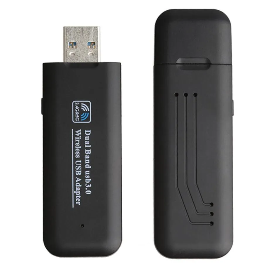 Adattatore Wi-Fi USB: potente dongle di rete wireless a doppia banda da 1200 Mbps per PC, laptop, desktop Adattatore Wi-Fi USB: potente dongle di rete wireless a doppia banda da 1200 Mbps per PC, laptop, desktop