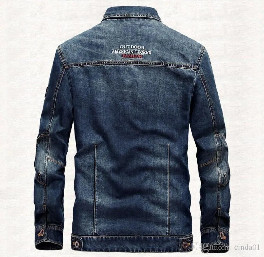 Mens Jackets Fashion Denim Jacket European American Lapels Streetwear Outdoor Jacket Motorcycle Casual Fashion Outwear