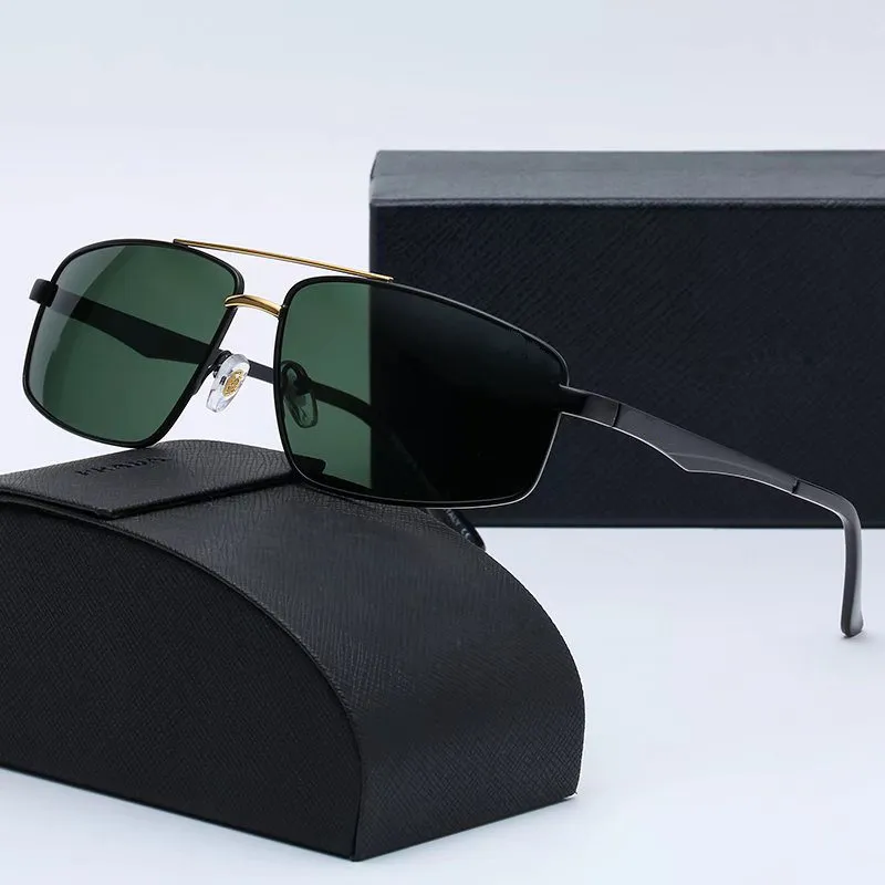 Top Mens Womens Designer Sunglasses Sun Glasses square Fashion Gold Frame Glass Lens Eyewear For Man Woman With Original Cases Boxs Mixed Color