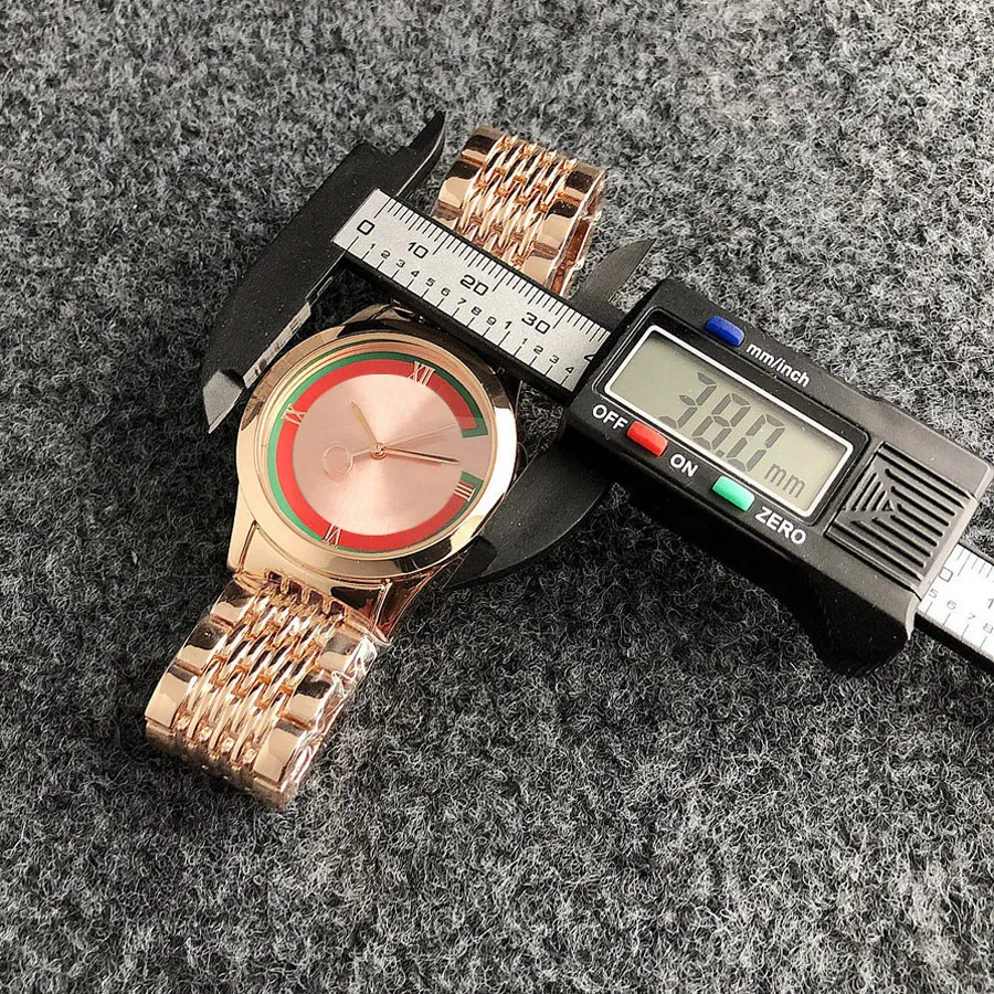 Brand Quartz Wrist Watch For Men Women Lady Girl Style Metal Steel