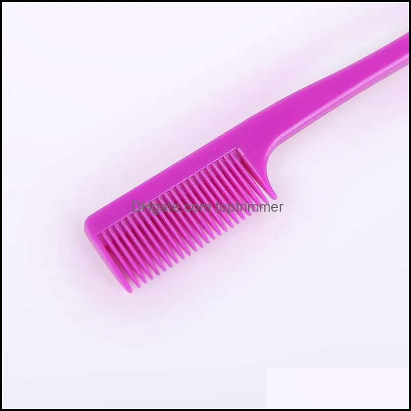 100pcs Double Sided Edge Control Hair Comb Hair Styling tool Hair Brush toothbrush Style eyebrow brush