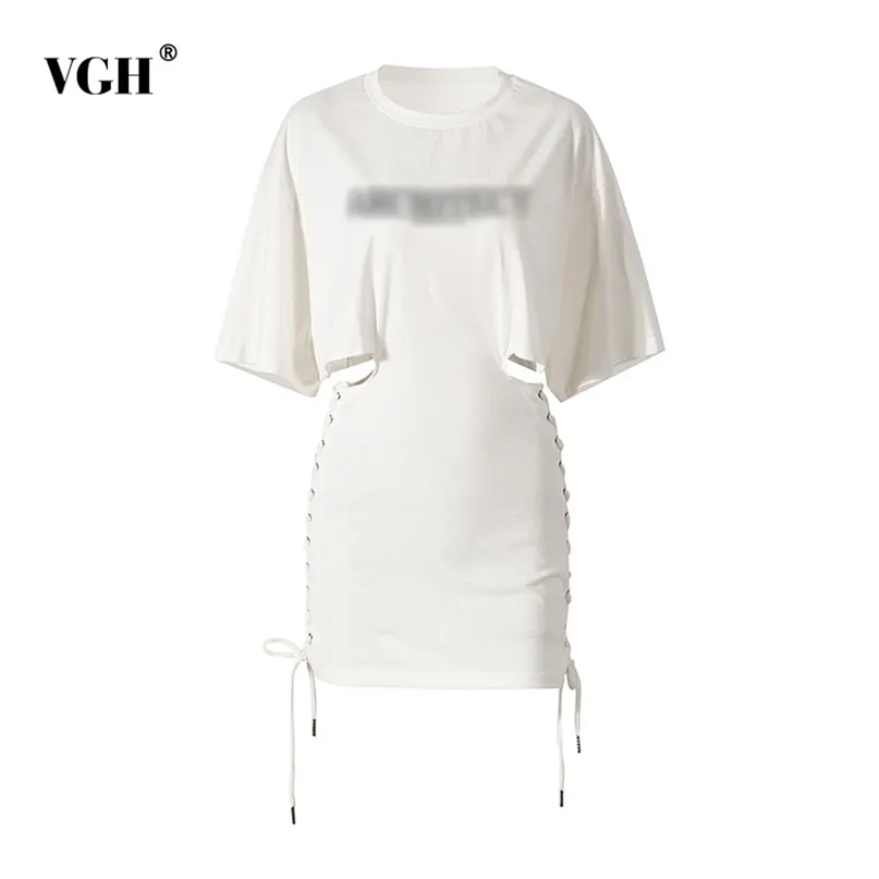 Drawstring Neck Drawstring Neck Mini Dress - Summer Fashion A-Line. Shop Now! Best ...