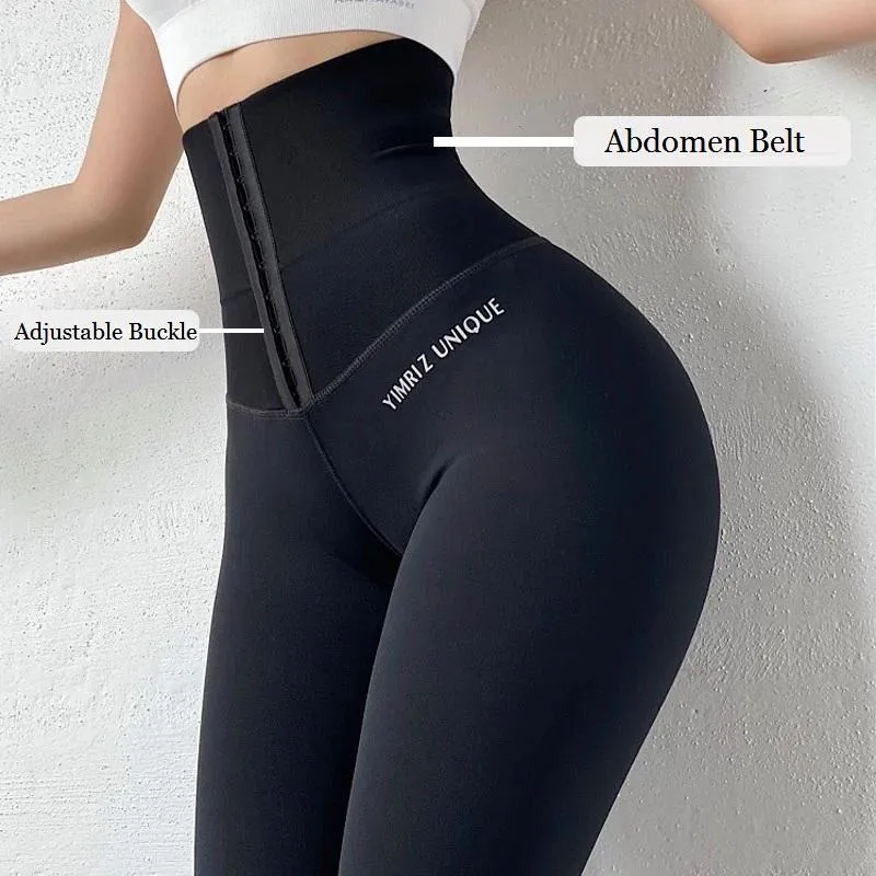 2021 Yoga Pantalones Women Sport Leggings High Waist Trainer Compression Gym Tight Push Up Running Workout Tummy Control Panties