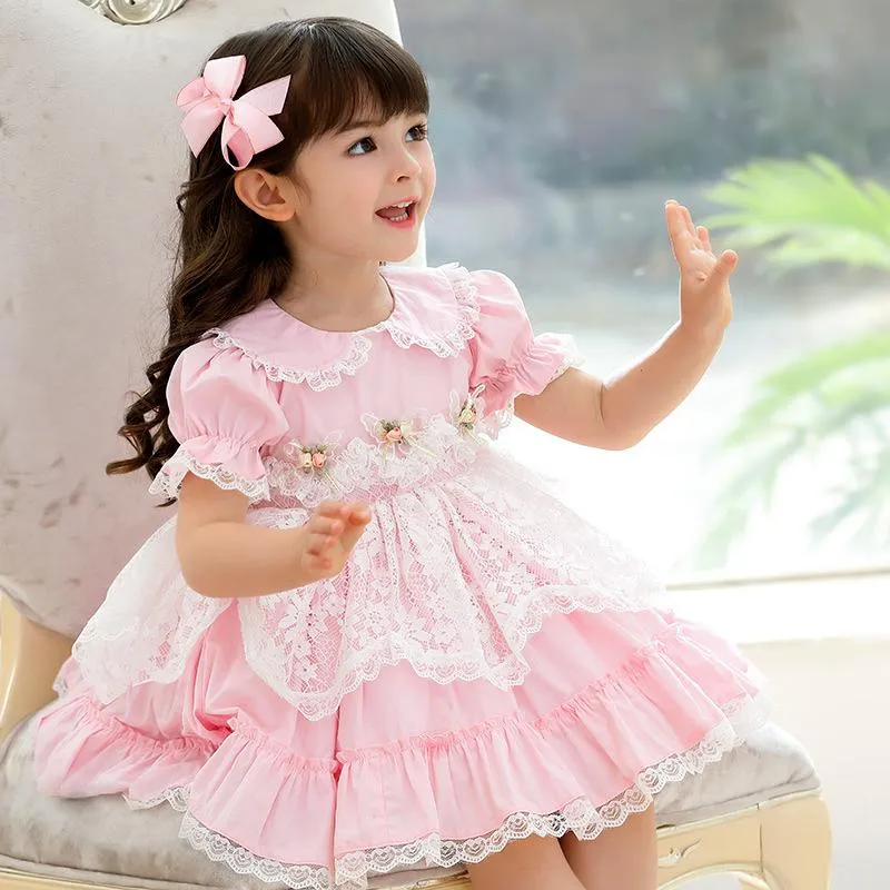 Meisje jurken meisje zomer lolita jurk peuter prinses voor kinderen baby meisjes Spaanse verjaardag bruiloft feest kerst boutique robe