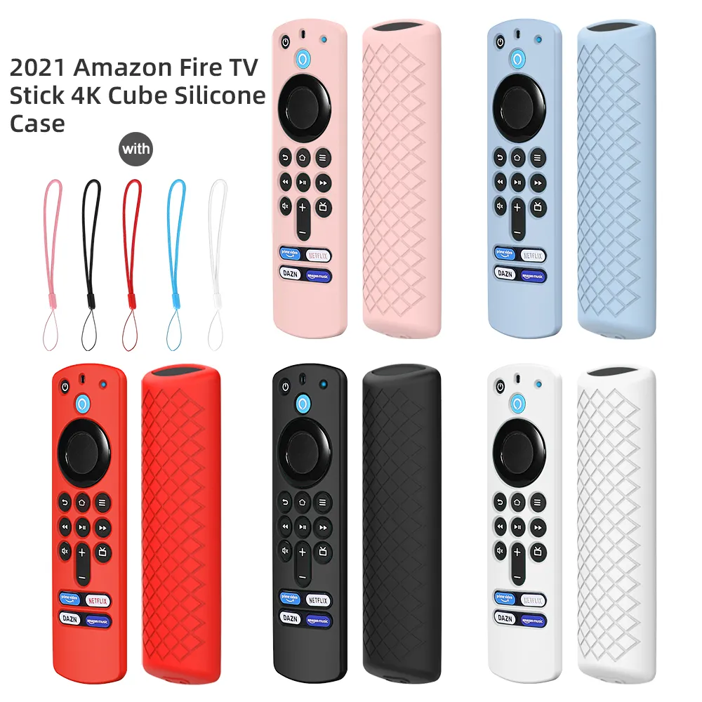 Coque en silicone pour Amazon Fire TV Stick 3e génération ALEXA, housse de protection pour télécommande vocale, coque de protection, 5 couleurs