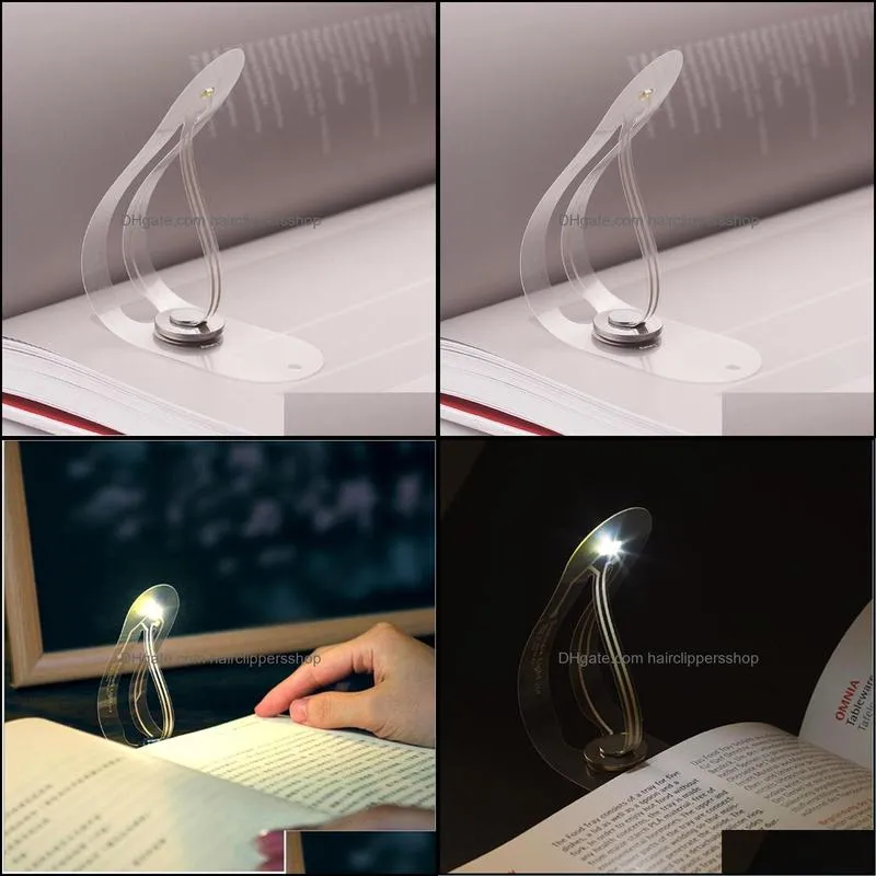 Bookmark Mini With Lamp Led Light For Reading Book Creative Portable Small Night