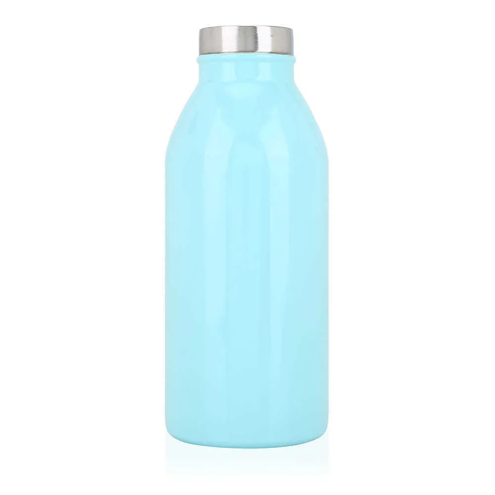 Aço inoxidável vácuo isolado garrafa de água frasco térmico esportes frios 350ml para esporte ao ar livre caminhadas ciclismo acampar y0915