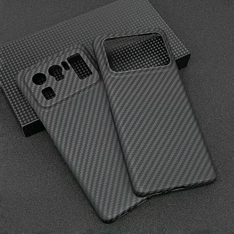 100% Real Aramid Carbon Fiber Ultra Slim & Light Cases Cover for Xiaomi Mi 11 Pro Ultra /10/10s/9