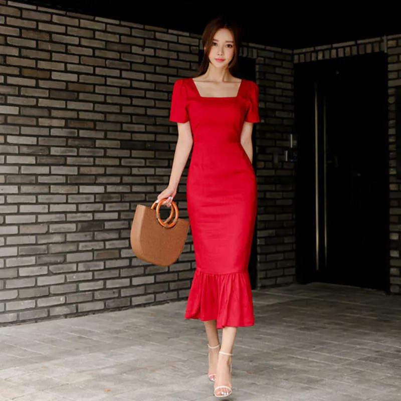 korean fashion cocktail dresses Tavimart Winter Party Dress Women Korean Fashion Lace Designer Sweet M –  tavimart main image 1
