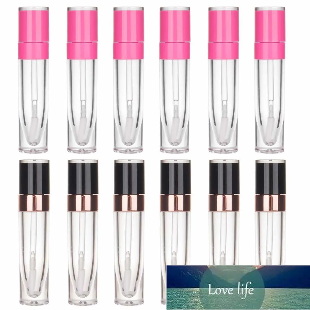 50 Pz / lotto 5 ML Vuoto Lip Gloss Tubo Contianers Lipgloss Bottiglia di plastica Balsamo per labbra Supporto con tappo in gomma per prezzo di fabbrica all'ingrosso Design esperto Qualità Ultimo