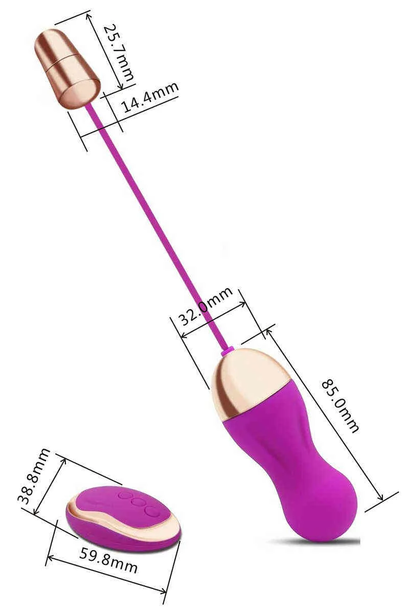 10 Function USB Remote Control Vibrating Wireless Sex Eggs Masturbator Female G Spot Bullet Vibrator Sex Toys Products (4)