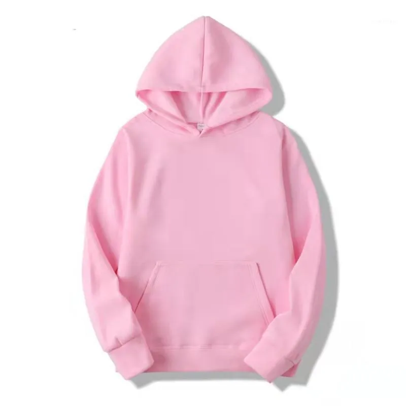 Men's Hoodies & Sweatshirts Solid Color Hoodie Sweater Loose Fleece Pullover Multicolor Options