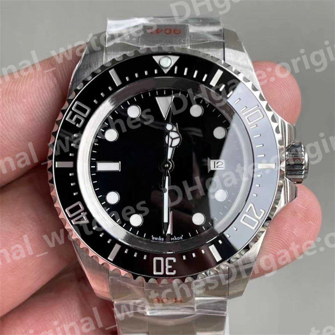 V11 Mens Watch N 2836/3235 Automatic mechanical movement 44mm 904L fine steel ceramic ring Luminous beads 126660 Luxury watches