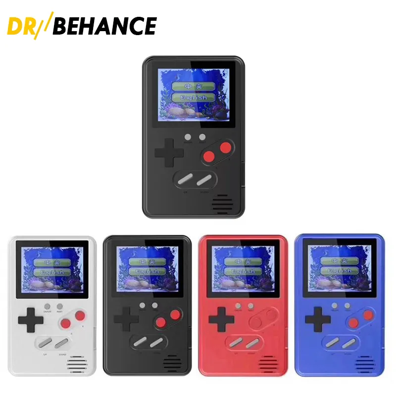 Upgraded 500 Games Ultra Thin Mini Handheld Game Console Portable Classic Video Player Color Display With Retail Box