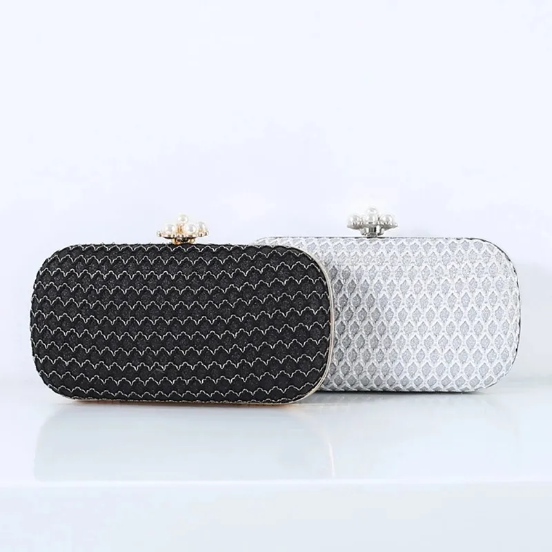 Evening Bag Clutch Purses Rhinestone for Women (Black) : Amazon.in: Fashion