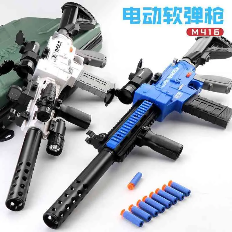 Lançador de balas suave tiro Sniper Rifle brinquedos para Boy Jogo de tiro  ao ar livre arma Airsoft Blaster submachine Gun - China Brinquedos e Bullet  disparando suavemente preço