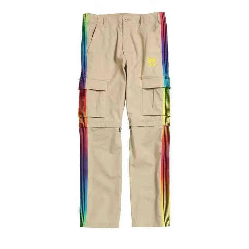 High Quality Black AWGE Needles Cargo Pants Men 1:1 Girls Dont Cry