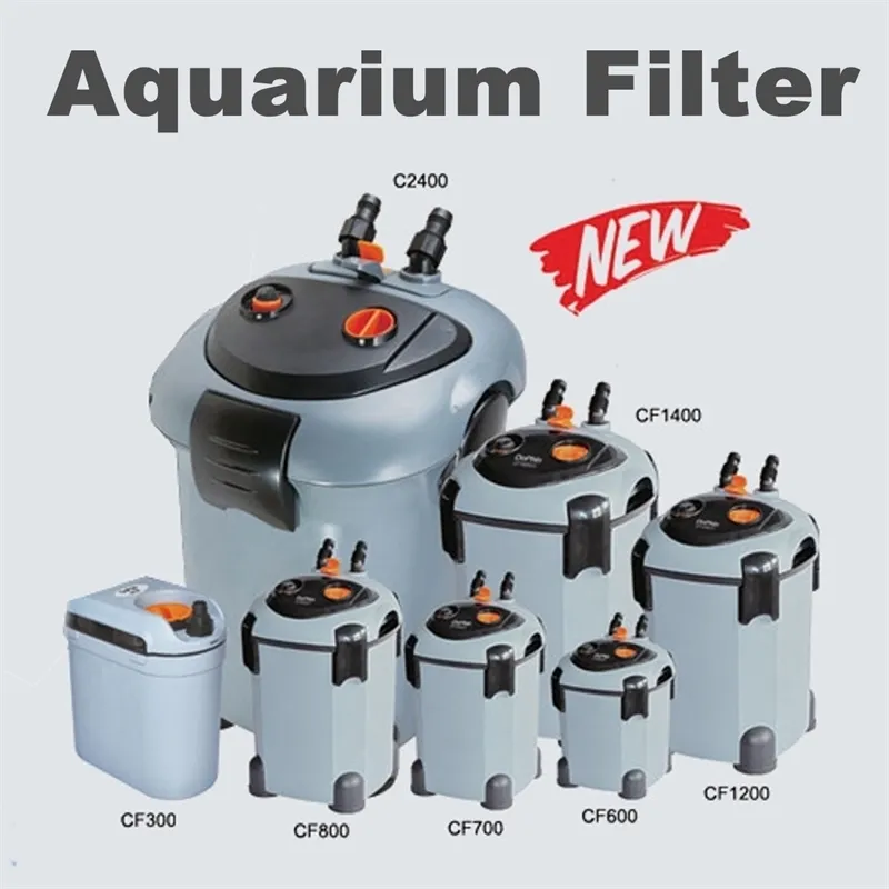 Aquarium externe waterfilter aquarium booster canister spons filtratie aquarium vijver filtratiesysteem filtering vat Y200917