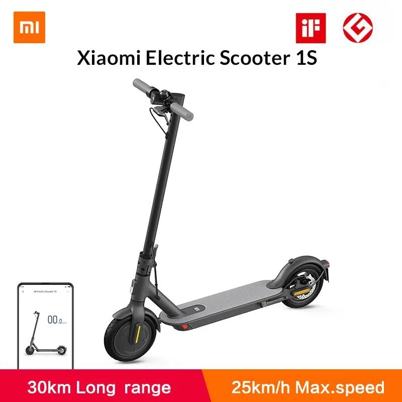 2020 NUEVO XIAOMI MI SCOOTER ELÉCTRICO 1S SMOOTER DOPLETA SMARTE SMOOTER 250W MOTOR 20km RANG MINI PATINETE PODERA