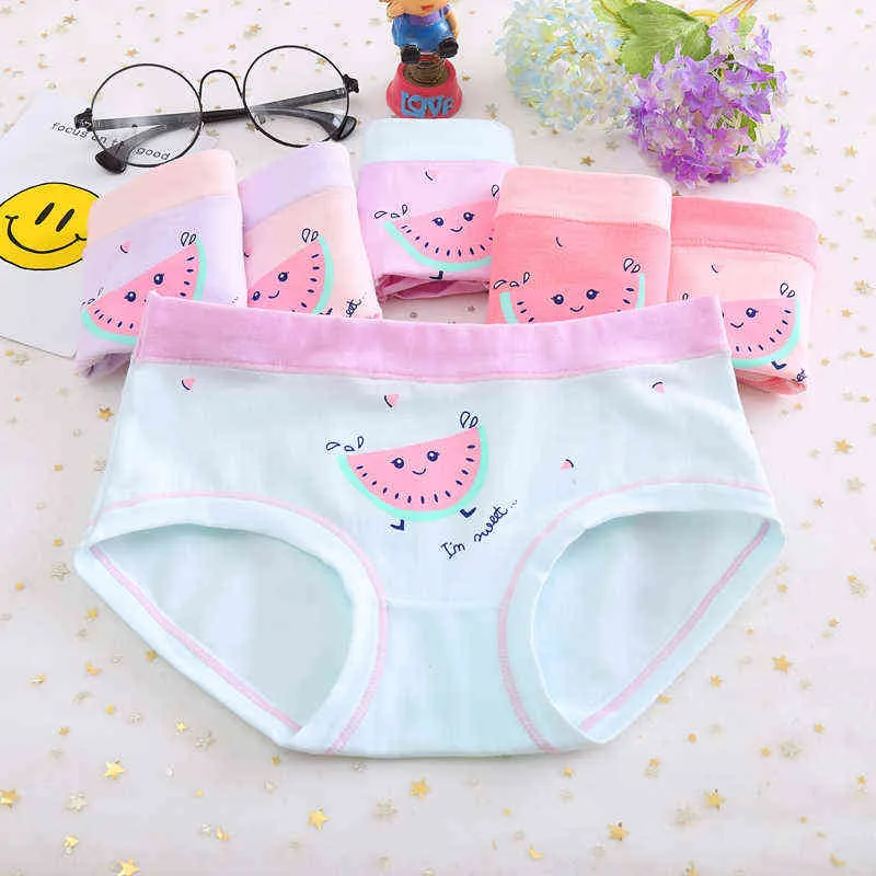 High Quality Cotton Girls Seamless Cotton Panties With Cute Pattern Set Of  4 For Ages 2 15 Soft Boxer Briefs For Children Childs Underwear 211122 From  Kong06, $10.89