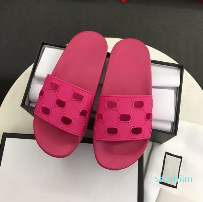 Designer Slipper Top Quality Flip Flops Summer Fashion flowers Slide Sandals Mens Women Casual Luxury Platform Wide Flats Thick