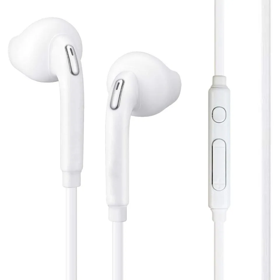 S6 S7 Earphones Headphones Wired Earbuds In Ear Headset with Microphone Volume Control for Samsung Android Smartphones