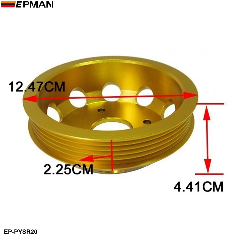 Underdrive Kurbel Riemenscheibe JDM Tune Für Nissan S15 S14 SR20 Motor  Motor Bay Gold EP PYSR20 Von 65,41 €