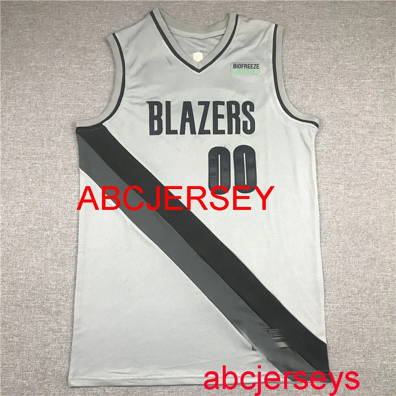 00# Anthony 2021 Gray Basketball Jersey broderi XS-5XL 6XL