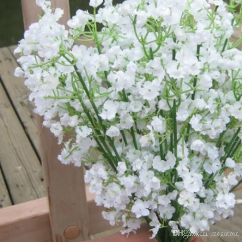 Artificial Baby Breath Flowers Artificial Gypsophila Fake Silk Flower Plant Home Wedding Party Home Decoration