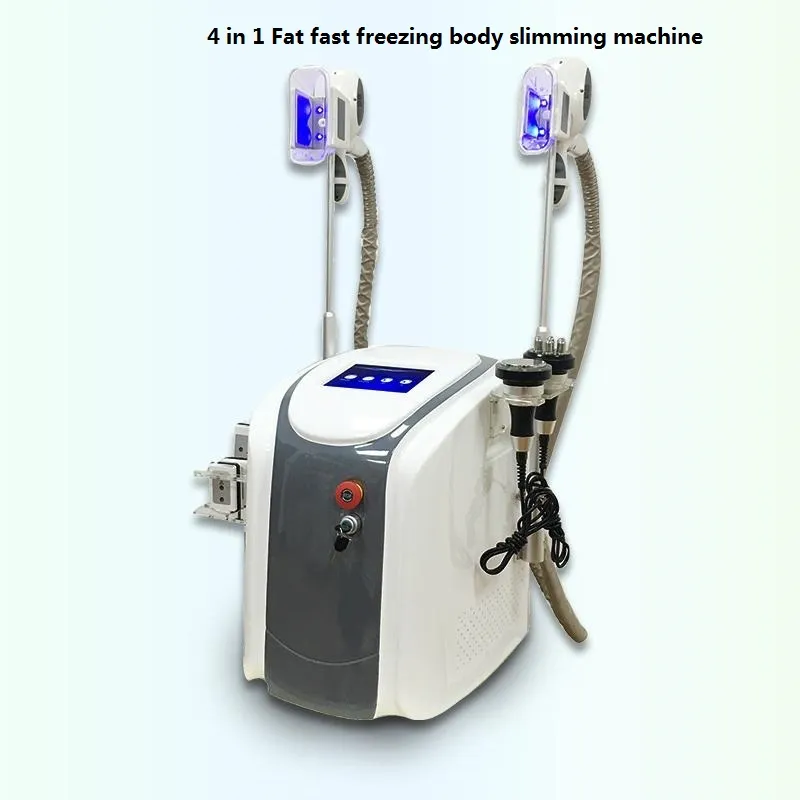 Multi-Functional Fat fast Freezing Device/ Body slimming Cavitation RF Skin Tightening Cryo Slim Weight Removal Beauty Equipment Lipolaser Machine/