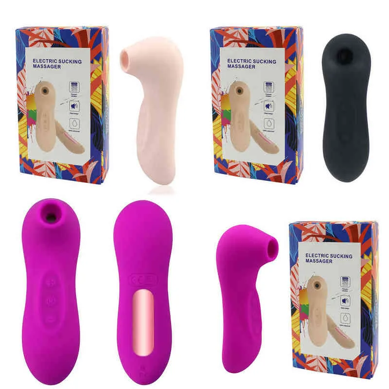 NXY Sex Toy Wibratory Samica Clitoris Inhaler Wibrator Tongue Urządzenie ssące Lick Point G Masaż Sutek Stymulator 1218