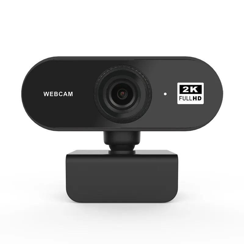 2K Webcam with Microphone Fixed Focus, High-End Video Call Camera for  PC/Laptop Clear Video Conferencing Streaming - Main Image