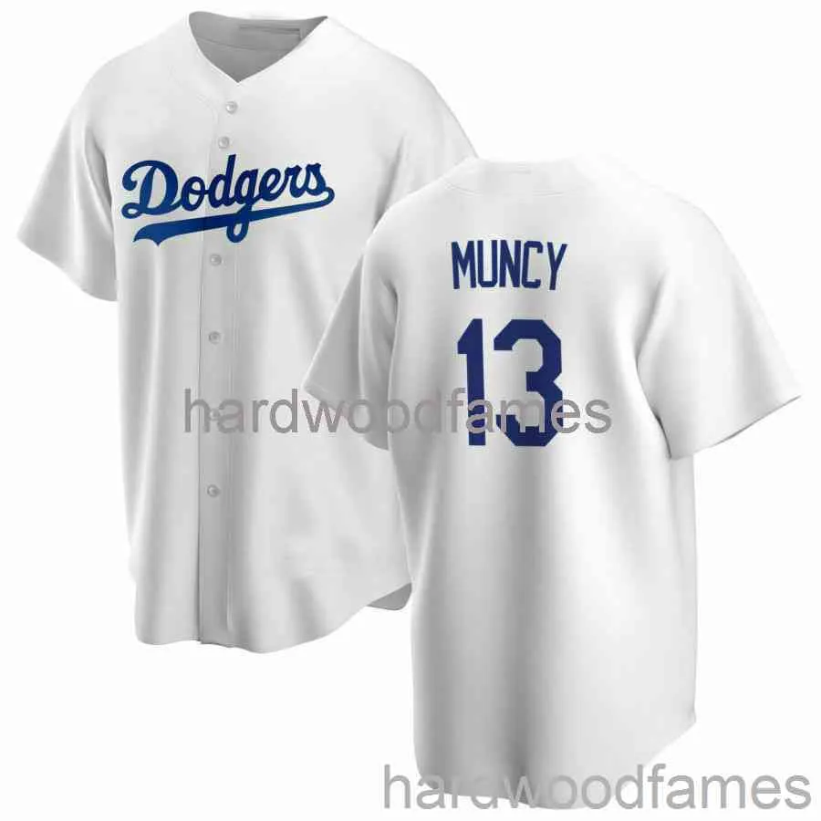 Maglia personalizzata Max Muncy # 13 cucita uomo donna maglia da baseball bambino bambino XS-6XL