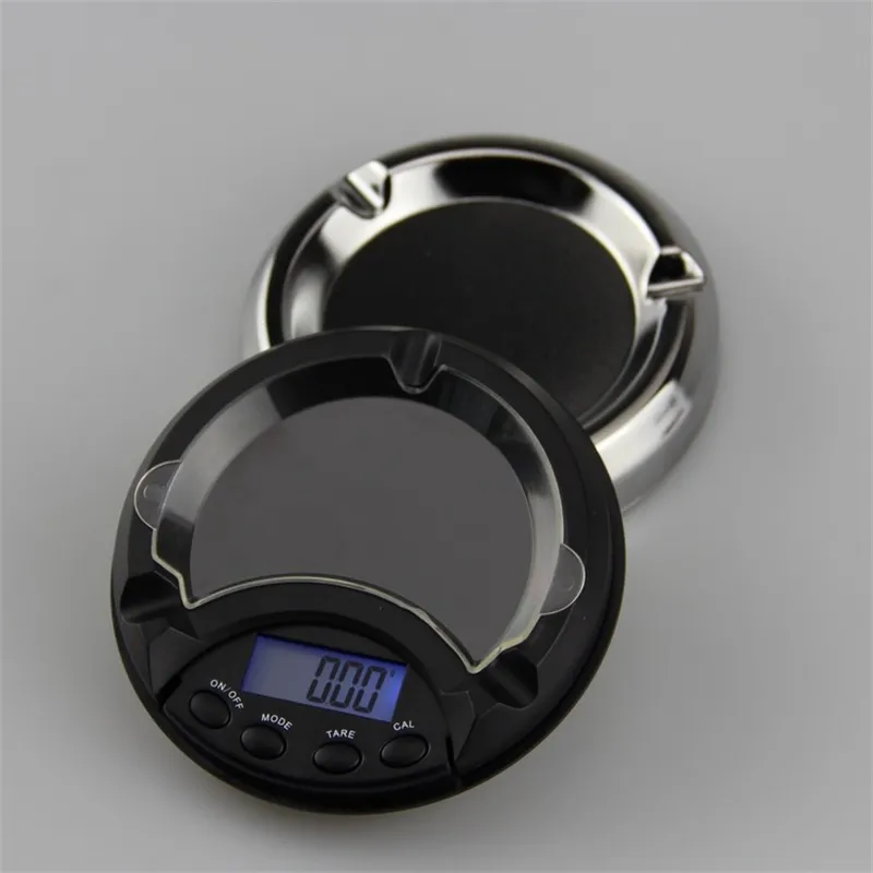 500g/0.1g 200g/0.01g Balance Electronic Scale High Precision Ashtray Style Digital Scale for Gold Diamond Portable Jewelry Scale 411 V2