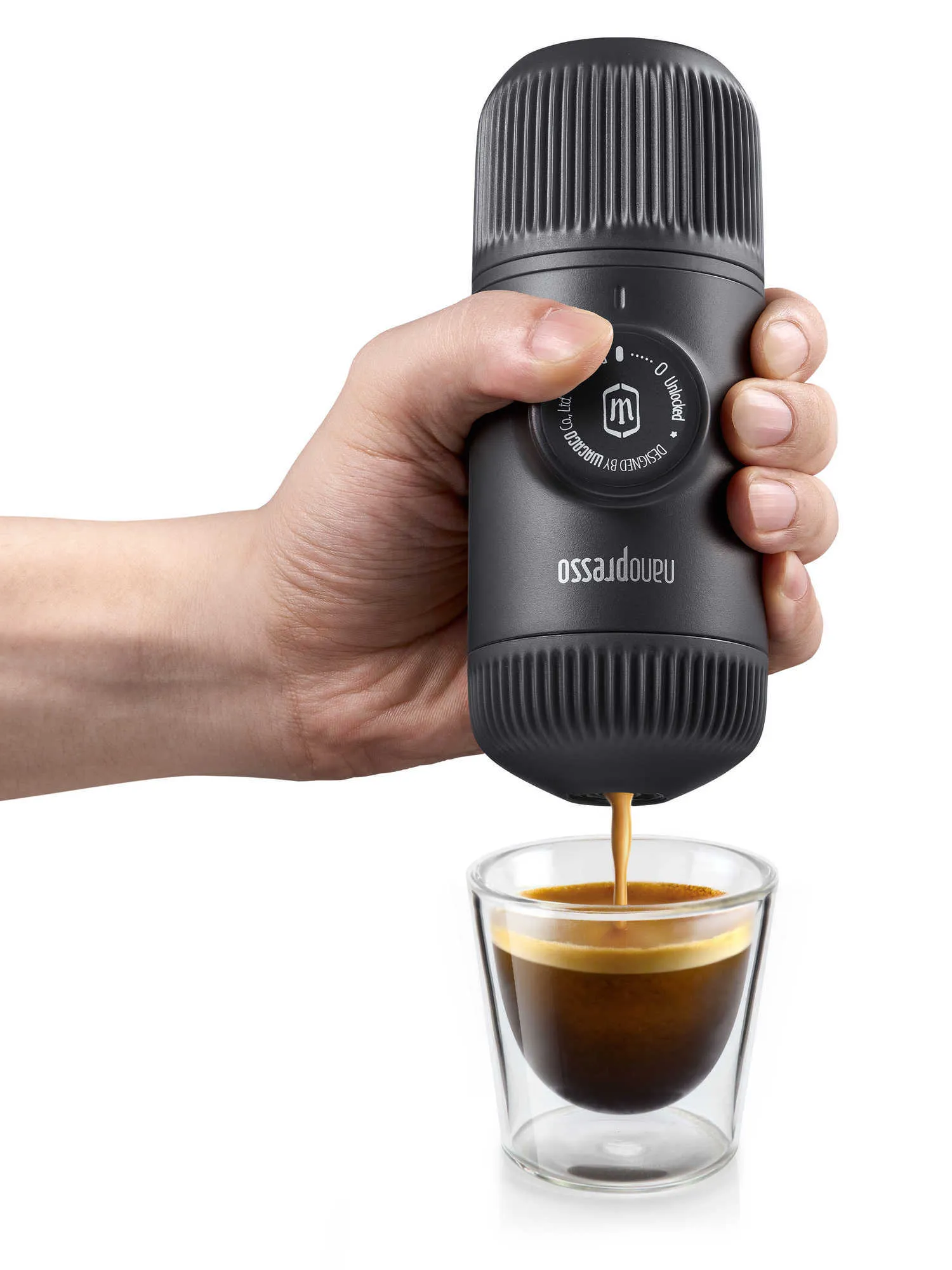 アウトレット 通販激安 Wacaco NanoPressoポータブルエスプレッソマシン、ミニプレス、18バール圧力、スモールトラベルコーヒーメーカーのアップグレードバージョン。  210907 大阪購入 -manatec.in